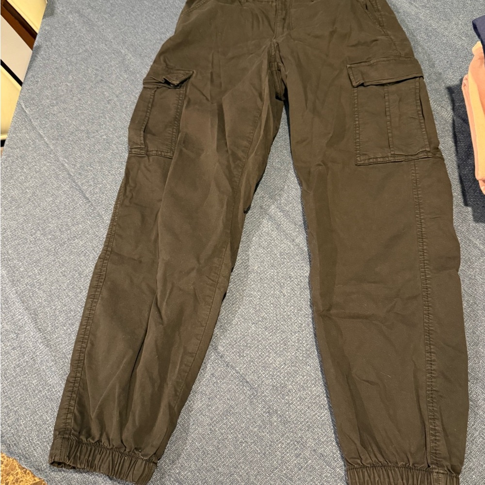 American Eagle Outfitters Black Track Pants for Effortless Style